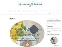 Tablet Screenshot of kiefferceramics.com